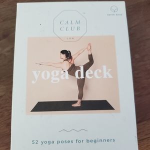 Calm Club Yoga Deck - 52 Yoga Cards for Beginners